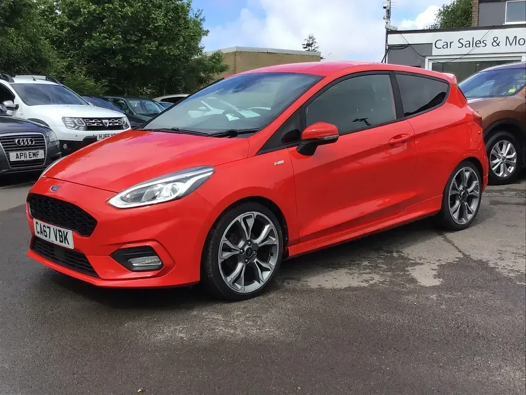 Used Ford Fiesta ST-Line 140 HP (102 kW) 2018 Red Hatchback