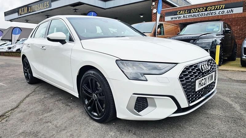 Used Audi A3 Sport 2021 White Sedan