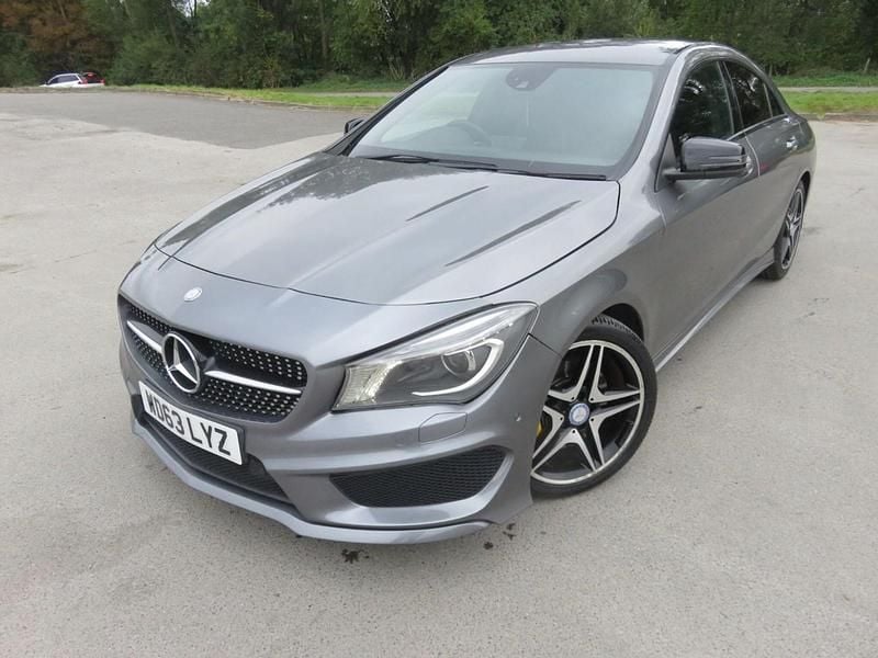 Grey Used 2013 Mercedes CLA220 AMG Sedan | £8,490 (Fair price) - Image 1/4
