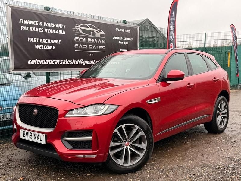 Used Jaguar F-Pace R-Sport 180 HP (132 kW) 2019 Red SUV