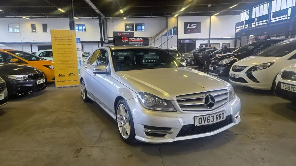 Used Mercedes C220 AMG 2013 Silver Sedan