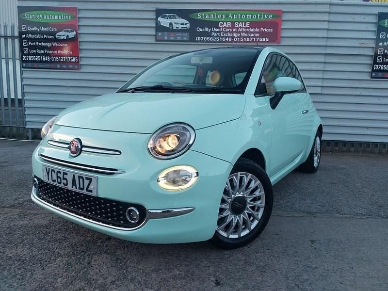 Used Fiat 500 Lounge 2015 Green Hatchback