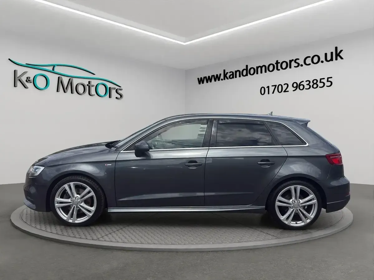 Used Audi A3 S-Line 190 HP (139 kW) 2016 Grey Hatchback