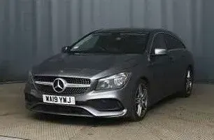 Used Mercedes CLA200 AMG line 2019 Grey Coupe