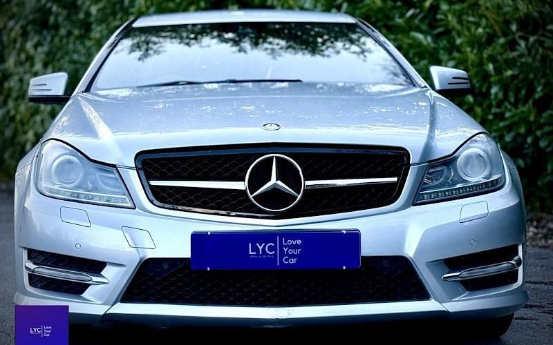 Begagnad Mercedes C180 AMG 156 HK (114 kW) 2012 Silver Sportkupé