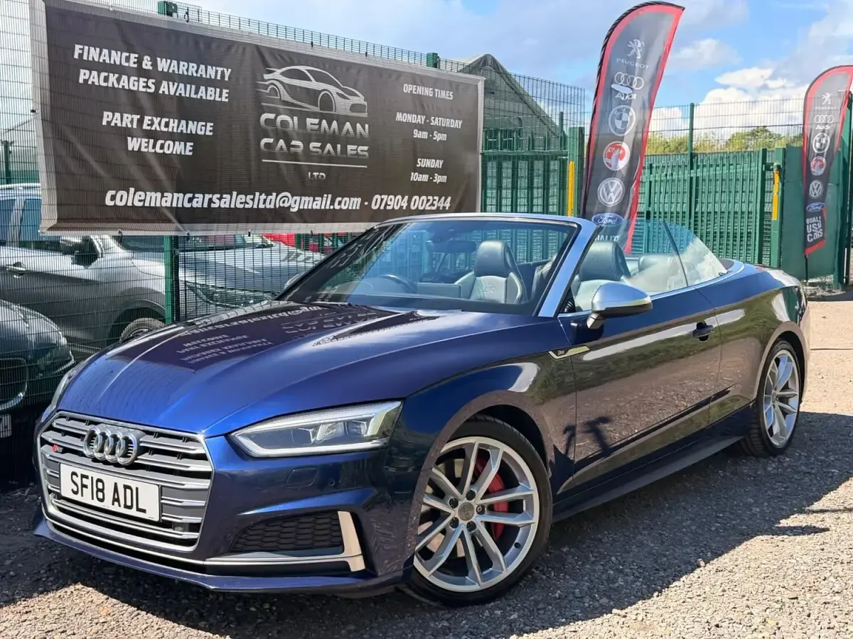 Used Audi A5 Cabriolet Comfort 2018 Blue Cabriolet