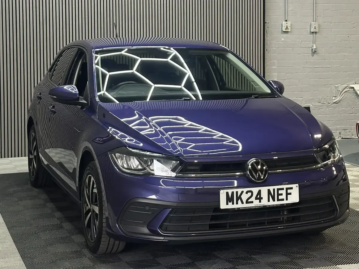 Used VW Polo Match 95 HP (69 kW) 2024 Purple Hatchback
