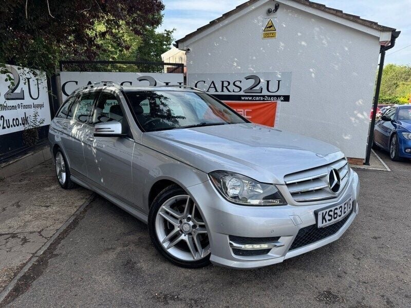 Silver Used 2014 Mercedes C220 AMG Estate | £6,495 (Super price) - Image 1/4