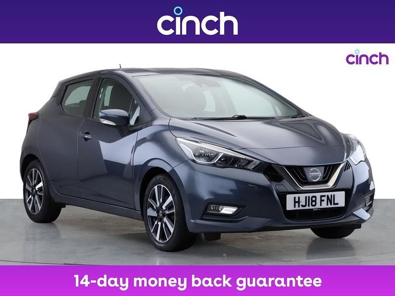 Grey Used 2018 Nissan Micra Acenta Hatchback | £8,369 (Fair price) - Image 1/3