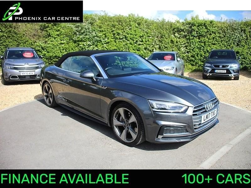 Begagnad Audi A5 Cabriolet S-Line 2017 Grå Cab