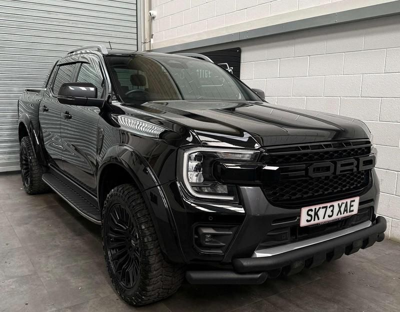 Black Used 2023 Ford Ranger Wildtrack Pickup | £33,489 (Fair price) - Image 1/4
