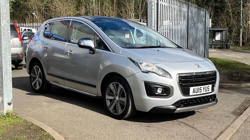 Silver Used 2015 Peugeot 3008 Allure Hatchback | £4,250 (Fair price) - Image 1/4