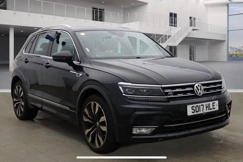 Black Used 2017 VW Tiguan R-line SUV | £14,995 (Fair price) - Image 1/1