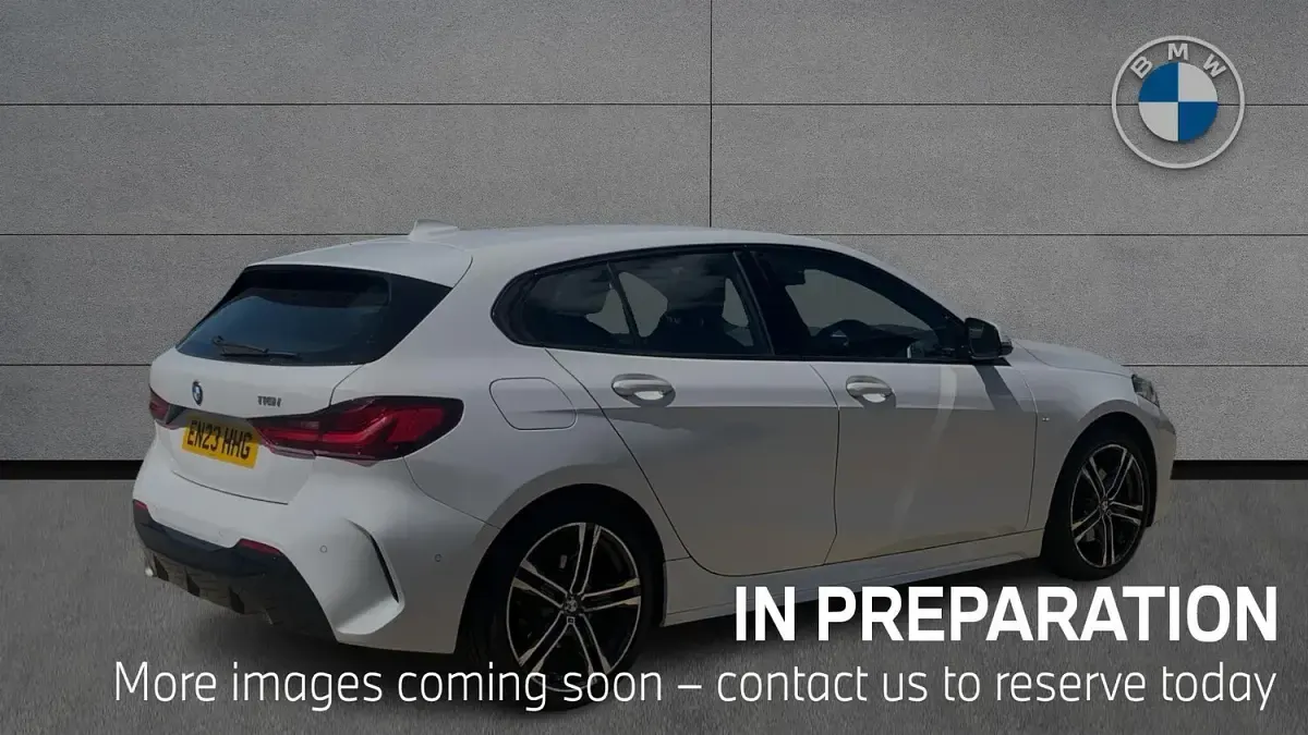 Used BMW 118 M Sport 134 HP (98 kW) 2023 White Hatchback