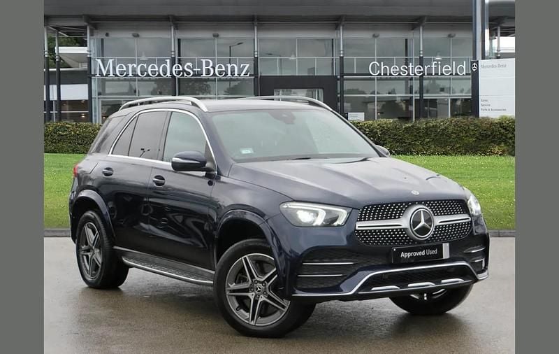 Blue Used 2021 Mercedes GLE350 AMG line SUV | £35,782 (Good price) - Image 1/4