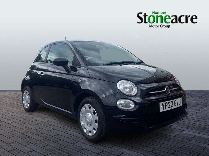 Black Used 2022 Fiat 500 Pop Hatchback | £8,211 (Good price) - Image 1/1