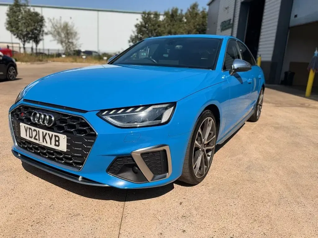 Used Audi S4 Design 341 HP (250 kW) 2021 Blue Sedan