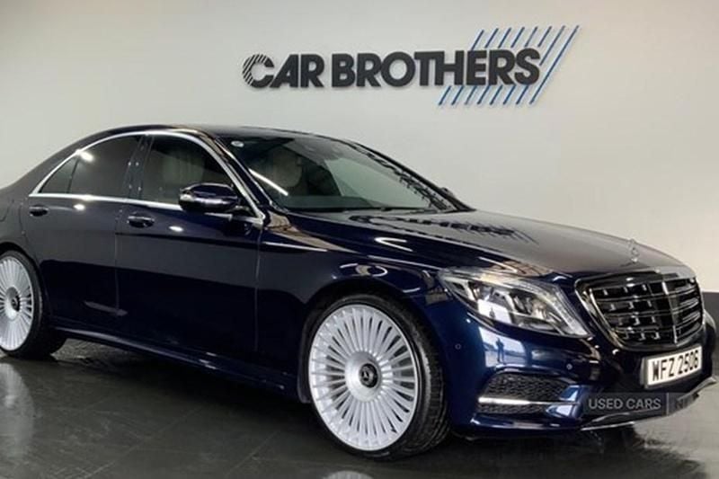 Blue Used 2015 Mercedes S350 AMG line Sedan | £16,995 (Fair price) - Image 1/1