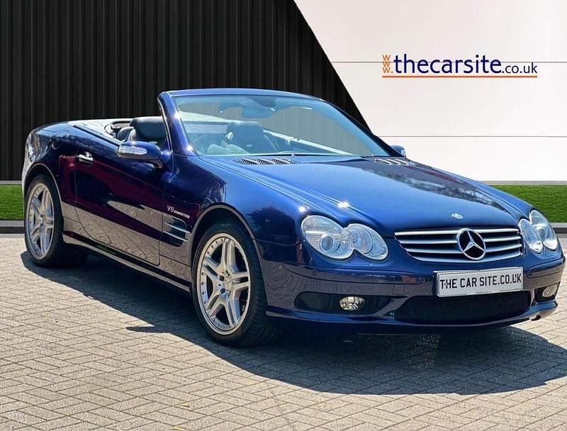 Used Mercedes SL55 AMG AMG 2005 Blue Cabriolet