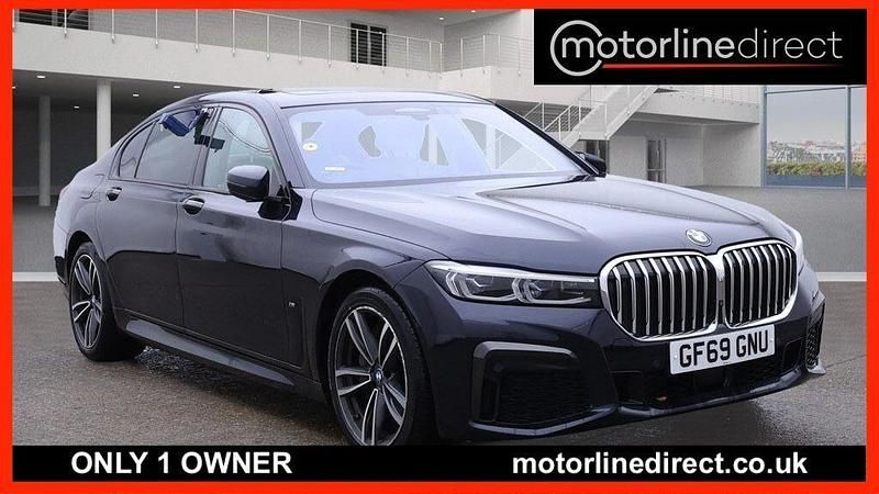 Black Used 2019 BMW 740L M Sport Sedan | £35,975 - Image 1/4