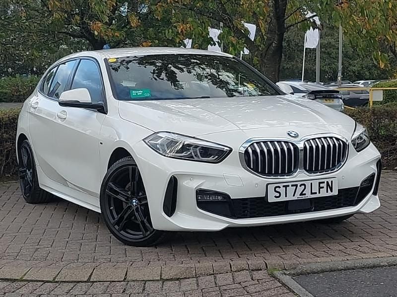 White Used 2022 BMW 118 M Sport Hatchback | £20,498 (Fair price) - Image 1/4