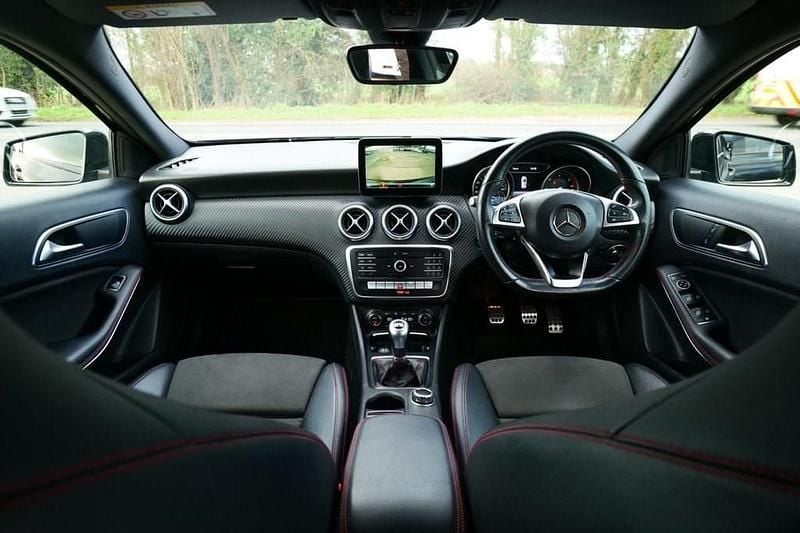 Used Mercedes A200 AMG line 136 HP (100 kW) 2016 Black Hatchback