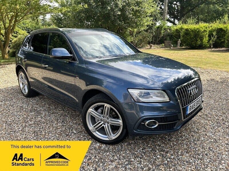 Blue Used 2015 Audi Q5 S-line plus SUV | £14,995 (Fair price) - Image 1/3