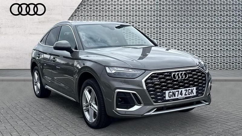 Grey Used 2024 Audi Q5 S-Line SUV | £37,990 (Fair price) - Image 1/4