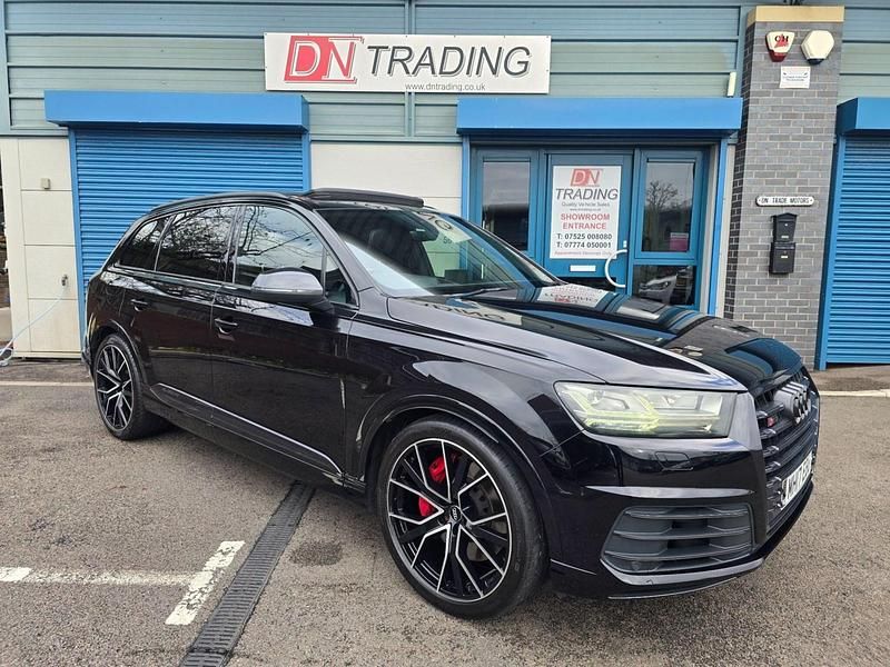 Black Used 2017 Audi SQ7 Advanced SUV | £27,500 (Fair price) - Image 1/4