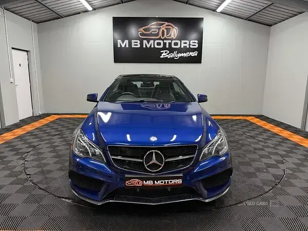Used Mercedes E220 AMG line 2016 Blue Coupe