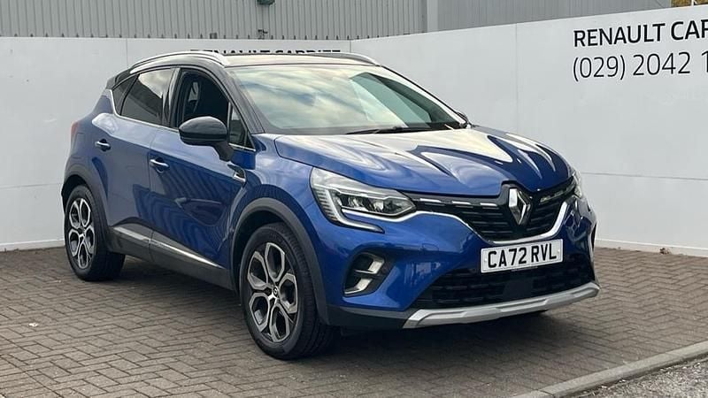 Id metallic iron blue Used 2022 Renault Captur Techno SUV | £12,995 (Good price) - Image 1/1