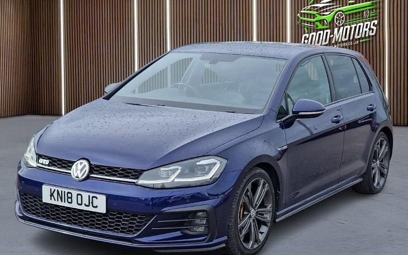 Used VW Golf VII GTD 184 HP (135 kW) 2018 Blue Hatchback