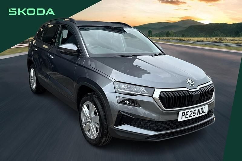 Graphite grey metallic Used 2025 Skoda Karoq SE Drive SUV | £19,891 (Good price) - Image 1/4