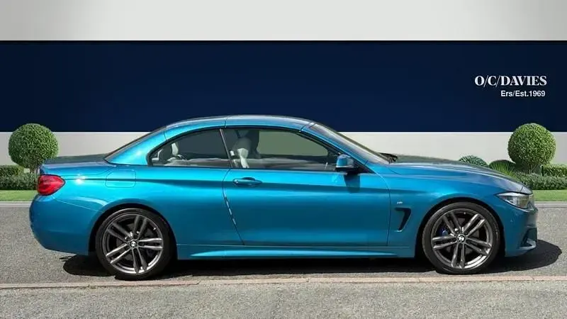 Usado BMW 420 M Sport 184 HP (135 kW) 2017 Azul Cabrios