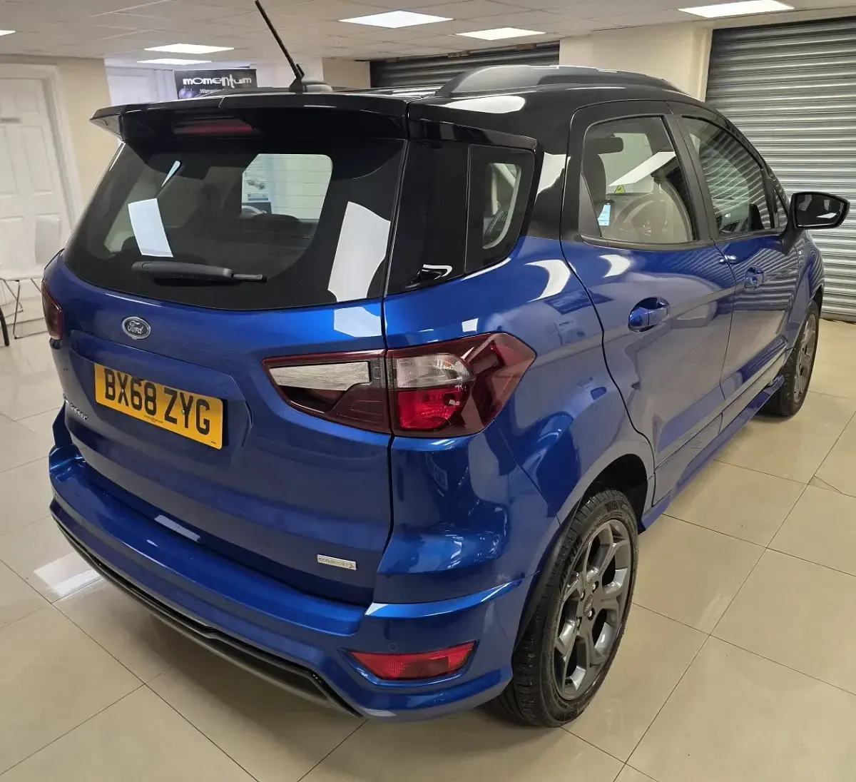 Used Ford Ecosport ST-Line 100 HP (73 kW) 2019 Blue SUV