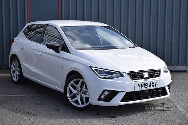 Used Seat Ibiza FR 95 HP (69 kW) 2019 White Hatchback