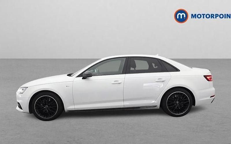 Used Audi A4 Black Edition 150 HP (110 kW) 2018 White Sedan