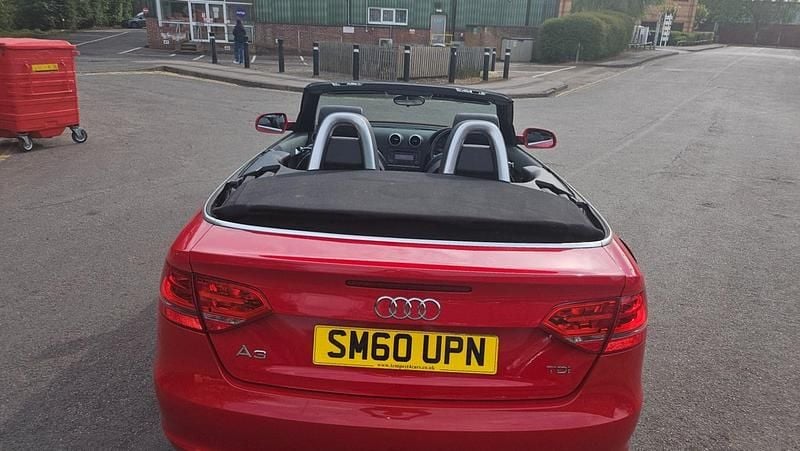 Used Audi A3 Cabriolet S-Line 105 HP (77 kW) 2011 Red Cabriolet