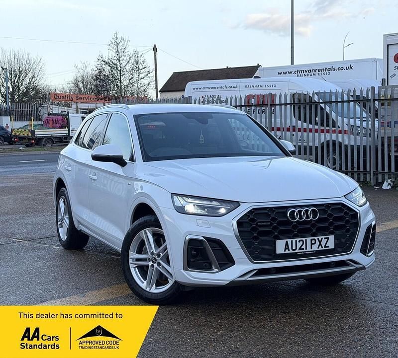 Begagnad Audi Q5 S-Line 2021 Vit SUV