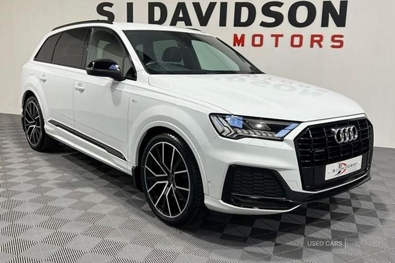 White Used 2021 Audi Q7 S-Line SUV | £33,995 (A bit pricey) - Image 1/1