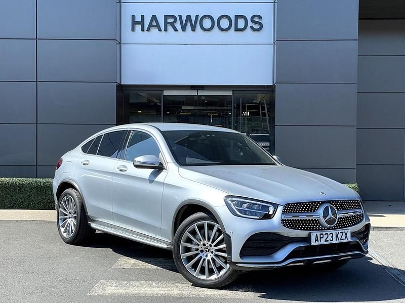 Silver Used 2023 Mercedes GLC220 AMG Line Premium Coupe | £36,994 (A bit pricey) - Image 1/4