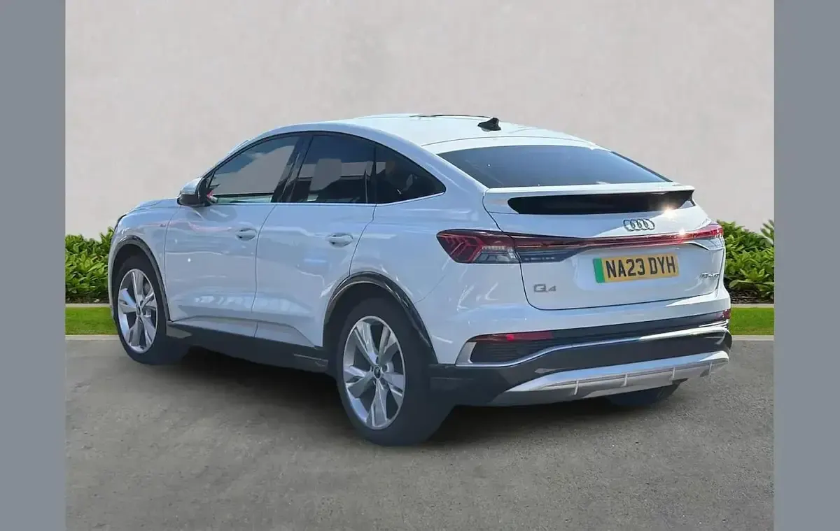 Used Audi Q4 e-tron S-Line 150 kW (204 HP) 2023 White SUV