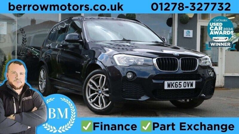 Black Used 2015 BMW X3 M Sport SUV | £11,850 (Fair price) - Image 1/4