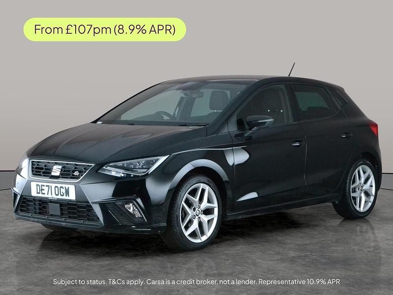 Used Seat Ibiza FR 80 HP (58 kW) 2021 Black Hatchback