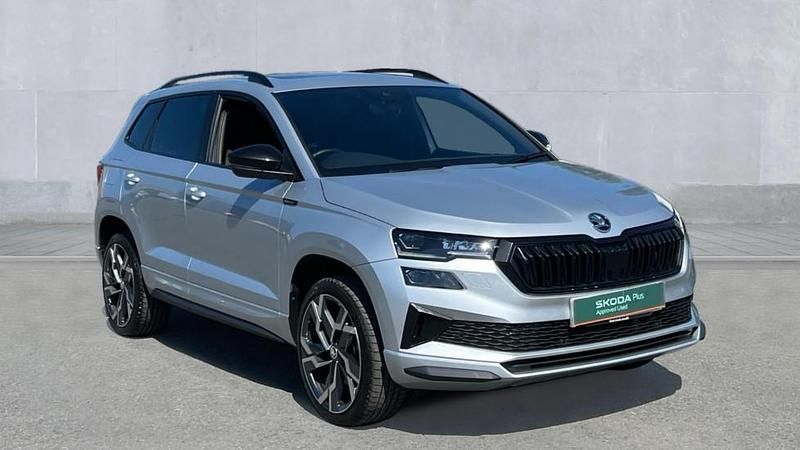 Silver Used 2024 Skoda Karoq SportLine SUV | £26,980 (Fair price) - Image 1/4