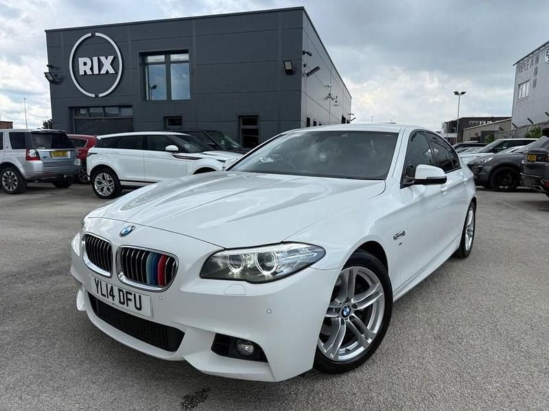 White Used 2014 BMW 520 M Sport Sedan | £9,450 (Fair price) - Image 1/4