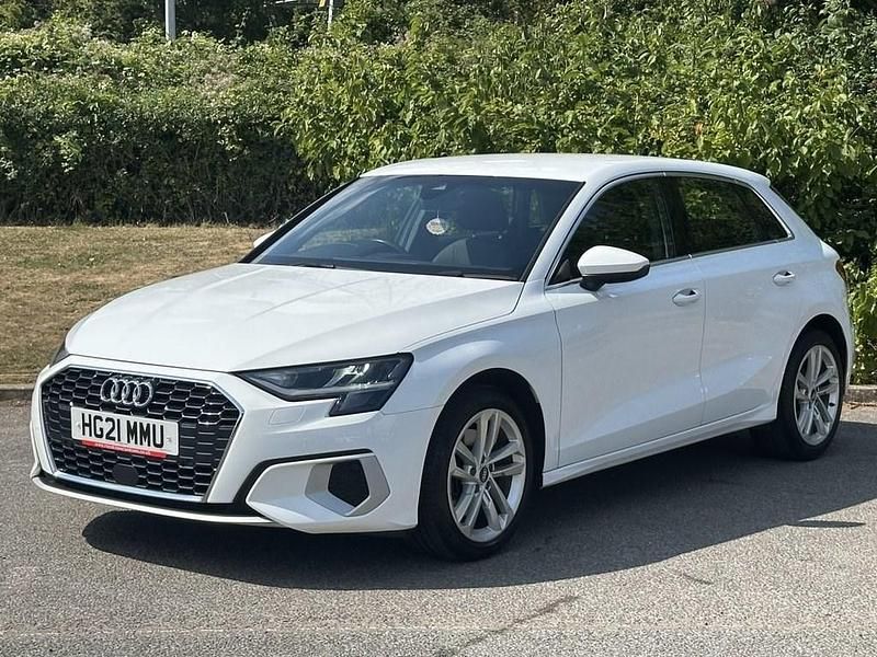White Used 2021 Audi A3 Sportback Sport Hatchback | £17,800 (Fair price) - Image 1/4