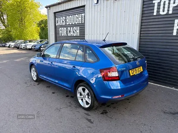 Usado Skoda Rapid SE 95 HP (69 kW) 2019 Azul Citadino