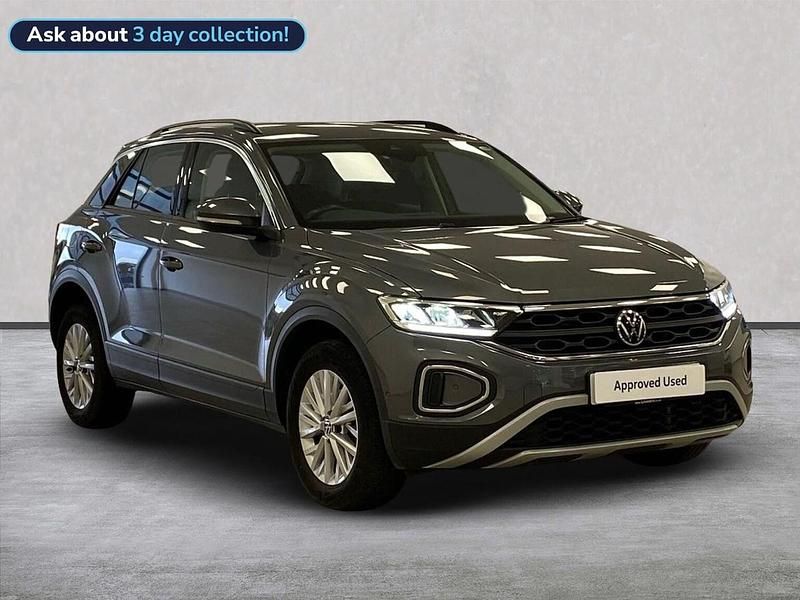Grey Used 2022 VW T-Roc Life SUV | £18,830 (Fair price) - Image 1/4