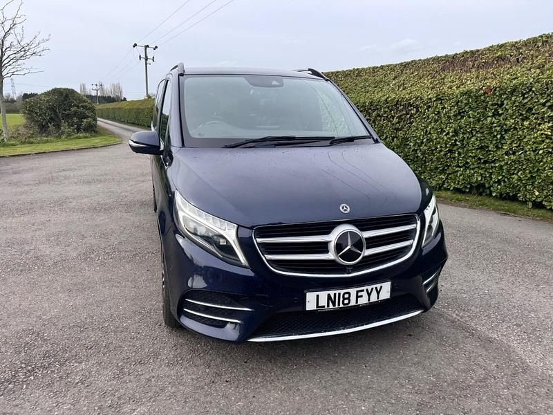 Used Mercedes V250 AMG line 2018 Blue MPV